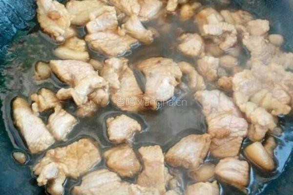 芹菜炒肉的做法图解4