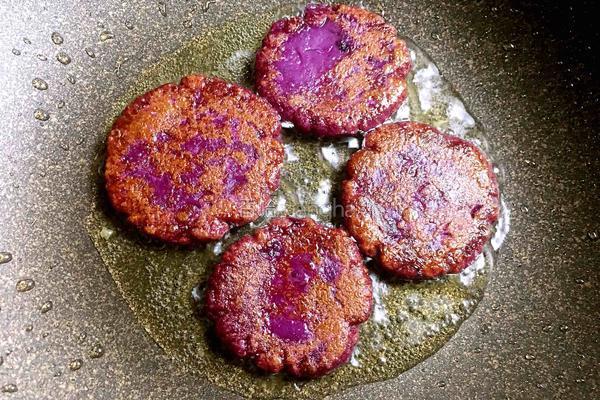 紫薯饼的做法图解8