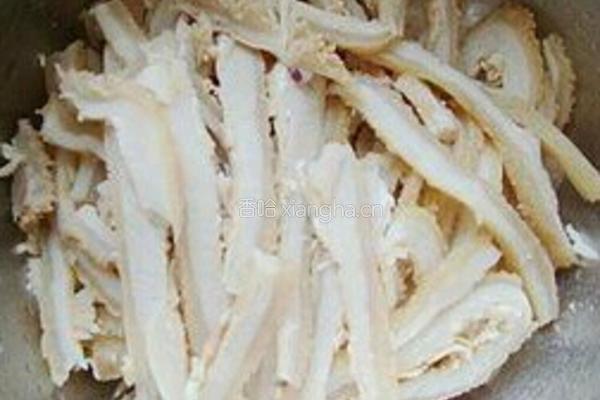 凉拌牛肚丝的做法图解2