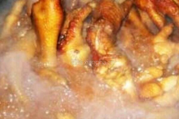 红烧鸡爪的做法图解4