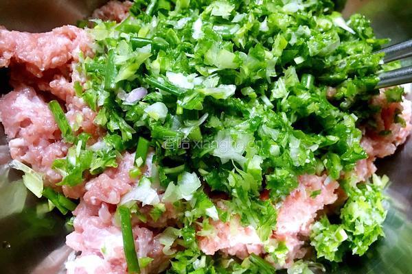 菠菜煎饺（猪肉陷）的做法图解3