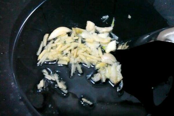菜花炒肉的做法图解5