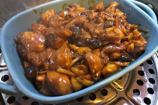 香菇蒸鸡的做法图解9