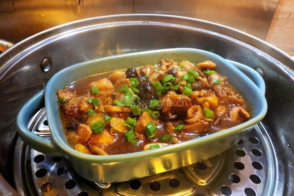 香菇蒸鸡的做法图解10