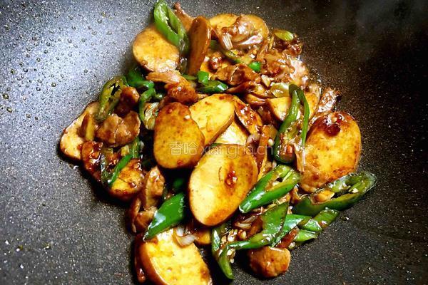 素鸡炒肉的做法图解8