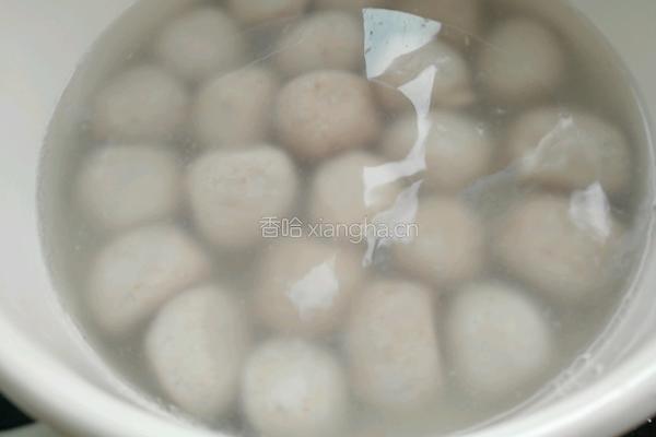米酒汤圆的做法图解3