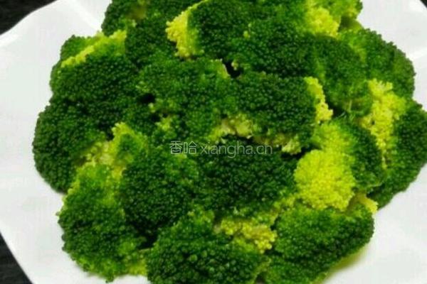 凉调西蓝花的做法图解2