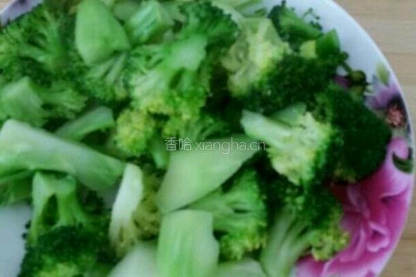 蒜蓉西蓝花的做法图解4