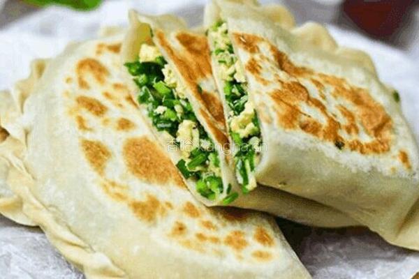 夹心韭菜盒的做法图解6