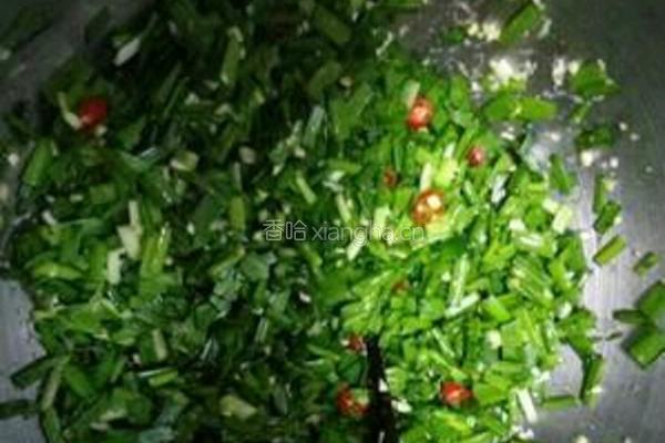 腌制韭菜的做法图解4