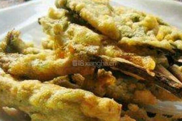 裹糊香椿芽的做法图解4