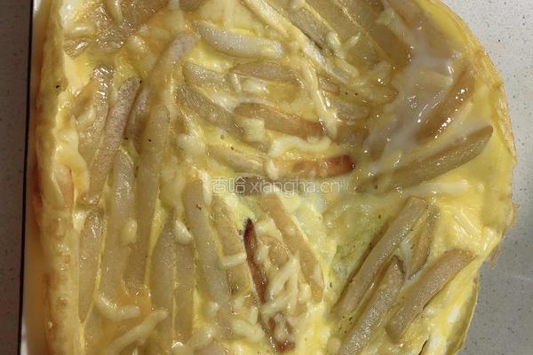 薯条蛋包饭（薯条蛋包培根炒饭）的做法图解5