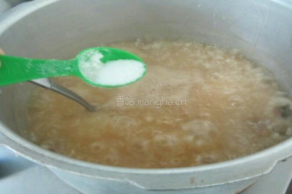 瘦肉粥的做法图解6