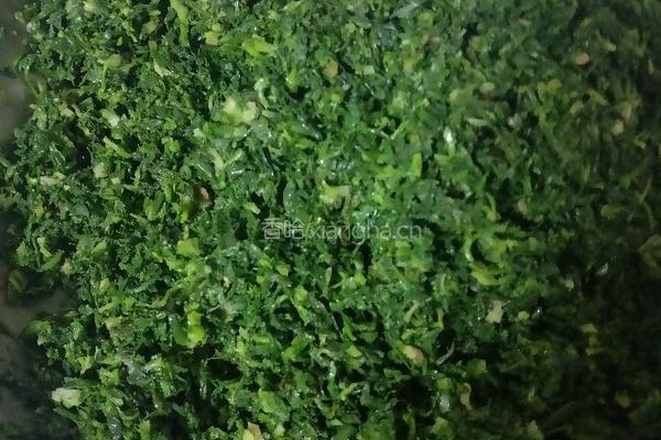 荠菜(野菜）春卷的做法图解2