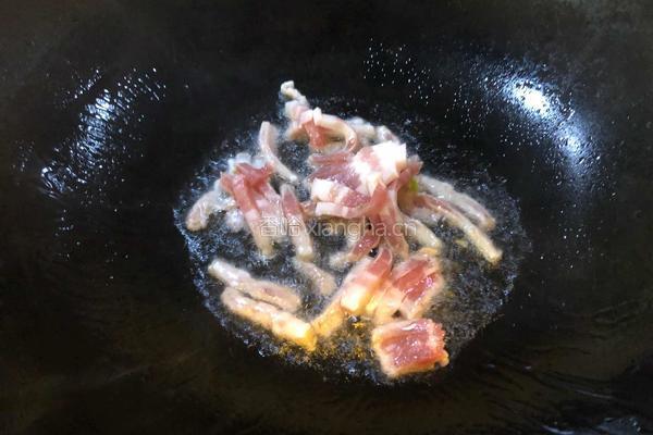 白菜炒香干的做法图解4