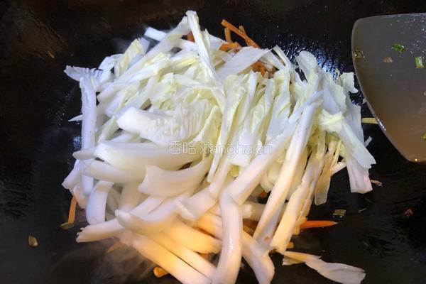 白菜炒香干的做法图解6