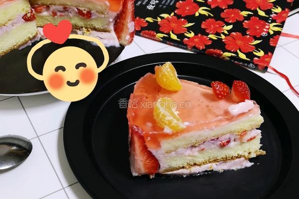 草莓慕斯蛋糕的做法图解17