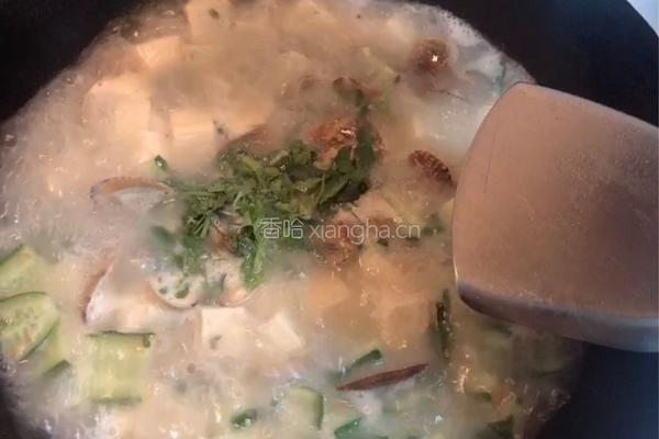 花蛤豆腐汤的做法图解7