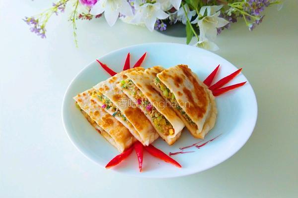 新文美食 三鲜肉饼的做法图解13