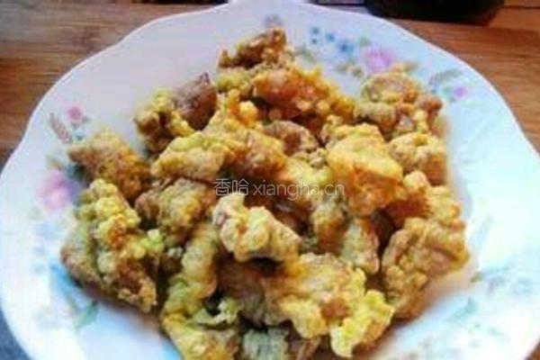 手撕白菜炖酥肉的做法图解1