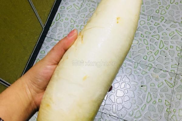 萝卜排骨汤的做法图解1