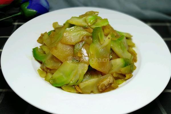素炒儿菜的做法图解6