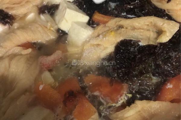 番茄豆腐牛奶杂锦汤的做法图解8