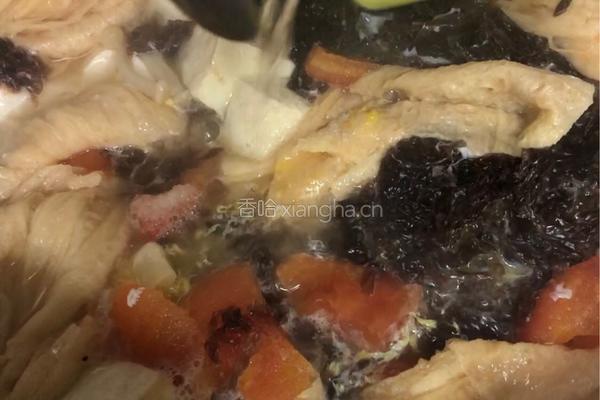 番茄豆腐牛奶杂锦汤的做法图解9
