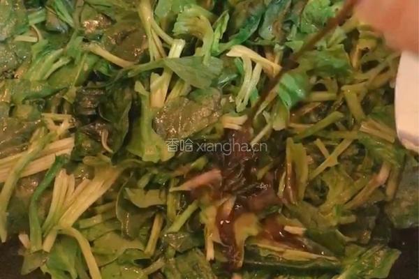 菠菜炒蛋的做法图解5