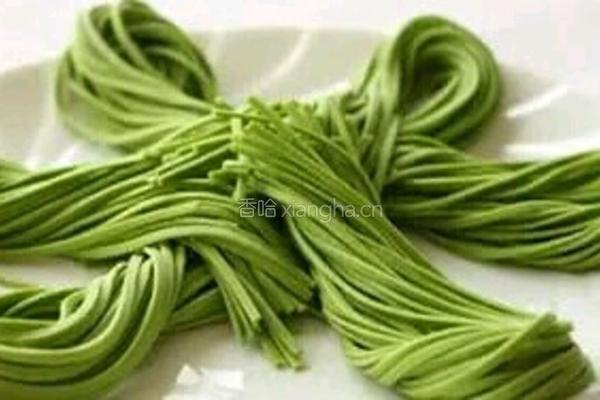 菠菜生面条做法的做法图解8