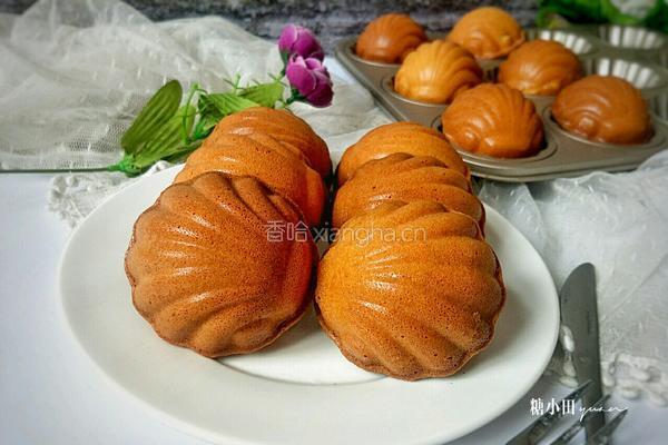 低油低脂松软玛德琳蛋糕的做法图解11