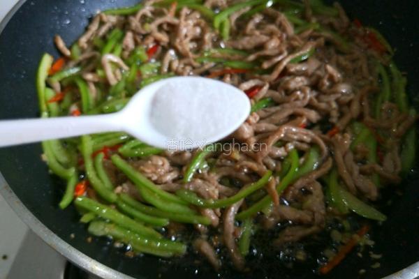 新文美食 尖椒肉丝的做法图解14