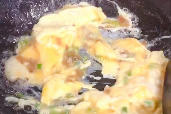 菜脯炒蛋的做法图解4