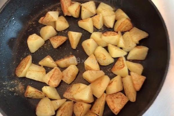香煎孜然土豆的做法图解4