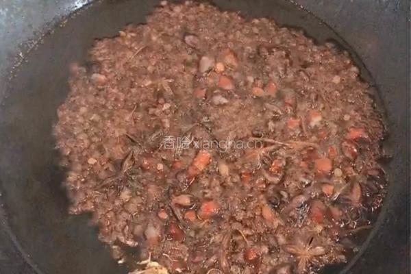 肉末三丝春饼（自己和面）的做法图解2