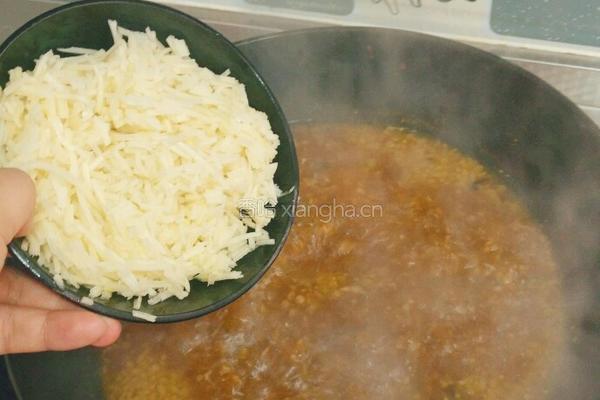 李家私房土豆肉沫酱面的做法图解8