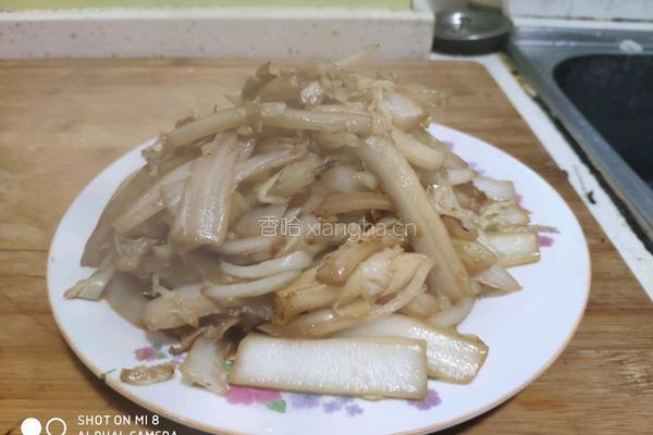 醋溜白菜的做法图解4