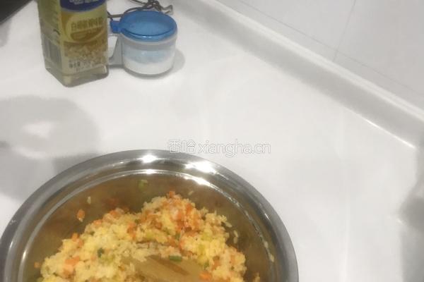 鸡蛋米饭饼的做法图解6