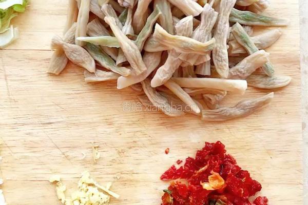 干豆角蒸面的做法图解1