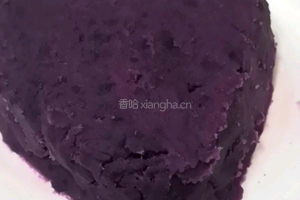 酸奶紫薯心甜品的做法图解4