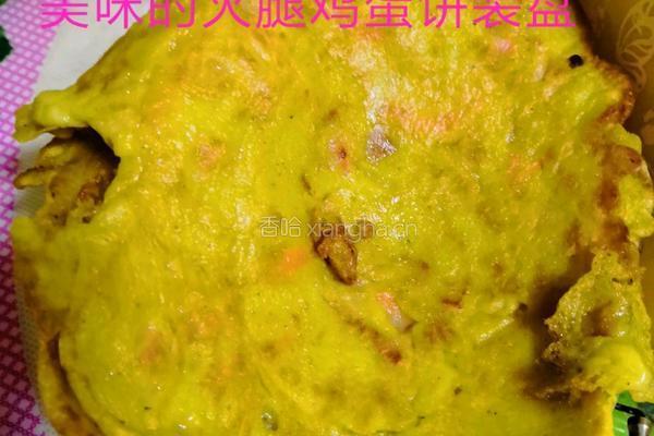 火腿鸡蛋饼的做法图解4