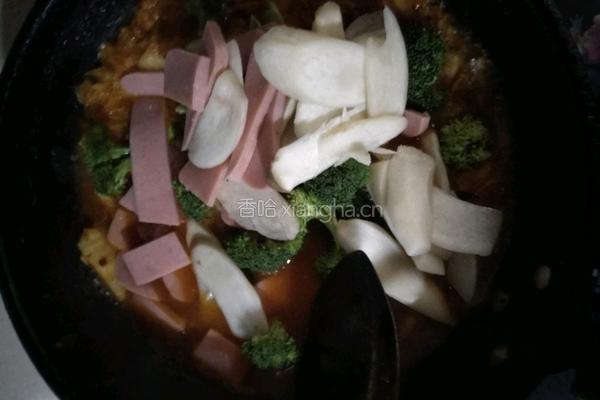 辣白菜汤的做法图解7