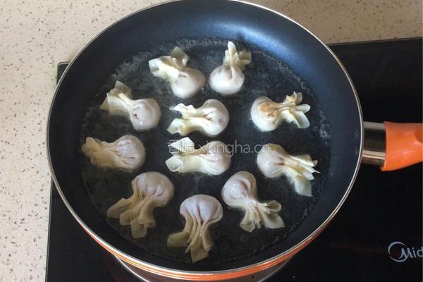 香煎馄炖的做法图解5
