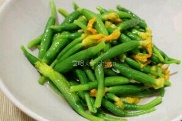 清炒黄瓜花的做法图解5