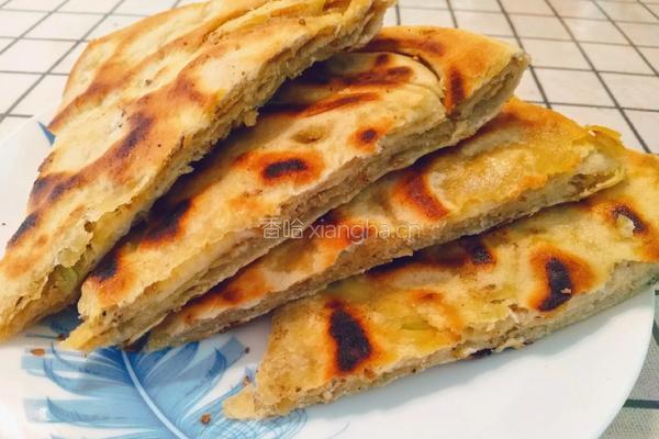 芝麻盐千层饼的做法图解9