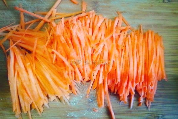 鸡蛋胡萝卜丝的做法图解3