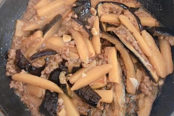 香煎肉末酱烧茄子的做法图解12