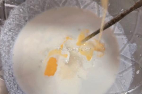 椰浆淡奶油松饼的做法图解6