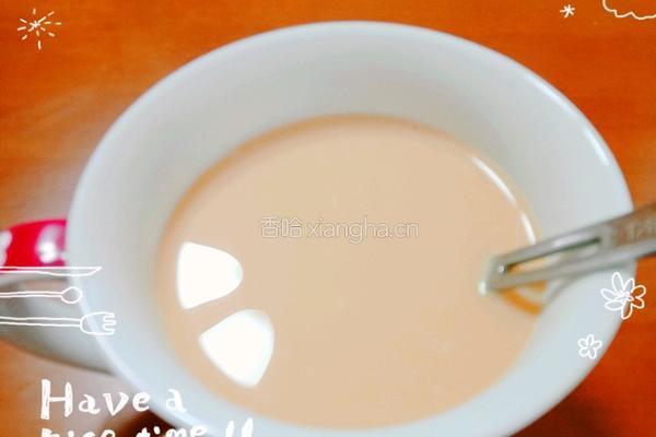 奶茶布丁（一人份）的做法图解3