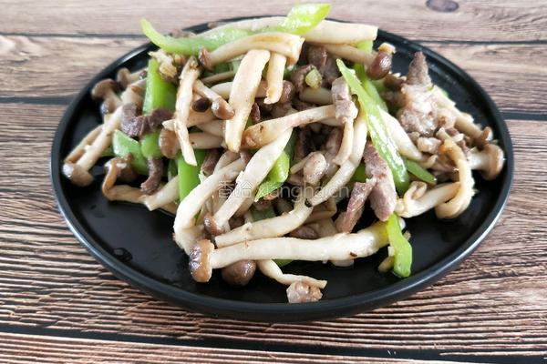 蟹味菇炒肉的做法图解19